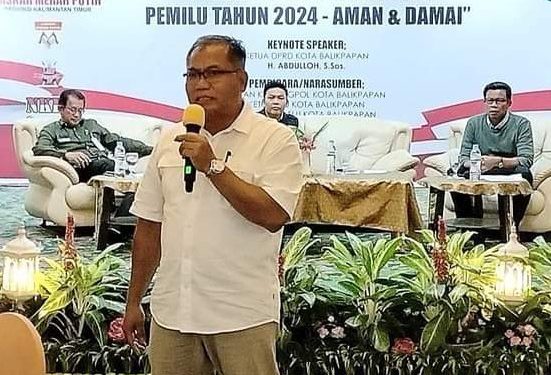 Ketua KPU Kota Balikpapan Sambut Baik Sosialisasi dan Deklarasi Pemilu Aman dan Damai