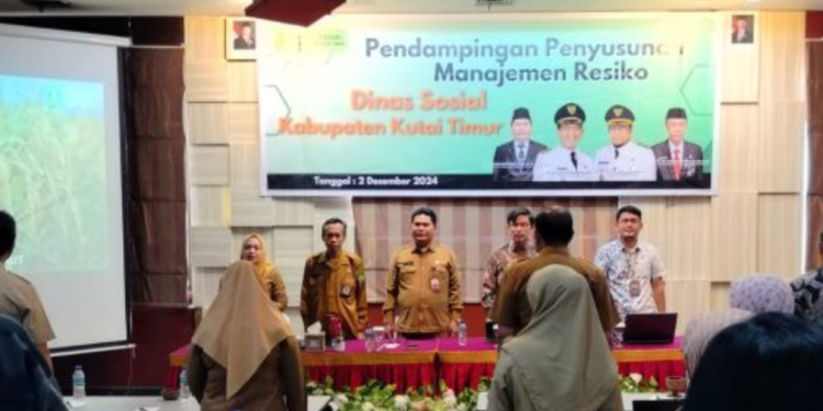Dinas Sosial Kutai Timur Gelar Pendampingan Penyusunan Manajemen Risiko untuk Percepat Kinerja Organisasi